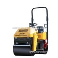 Mini soil compactor with vibratory smooth roller drum